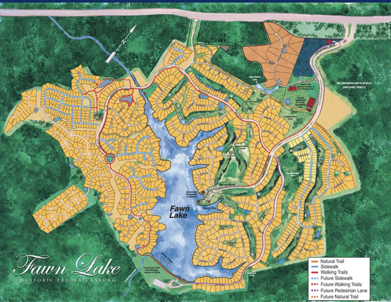 colorful map of trails